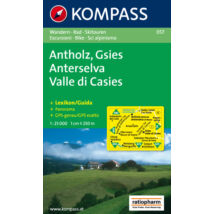 Cartographia K 057 Anterselva-Valle di Casies / Antholz-Gsies turistatérkép 9783854919742