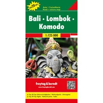 Cartographia Bali, Lombok, Komodo térkép (Freytag) 9783707917161