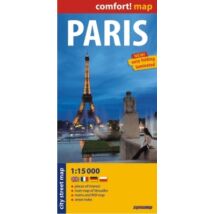 Cartographia Párizs térkép (laminált) 9788380464193