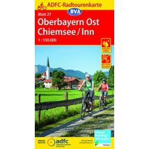 Cartographia Chiemsee, Inn - németországi kerékpáros túratérkép 9783870738235