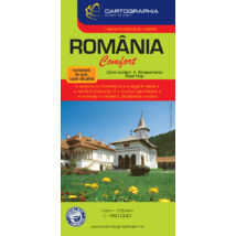 Cartographia Románia Comfort térkép (laminált) 9789633525623