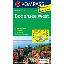Cartographia K 1A Bódeni-tó nyugati rész turistatérkép 9783850268424