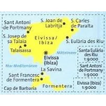 Cartographia K 239 Ibiza, Formentera turistatérkép 9783854911739