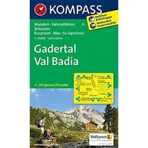 Cartographia K 51 Gadertal/ Val Badia turistatérkép 9783850266604