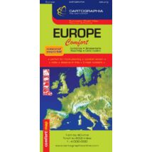 Cartographia Európa Comfort térkép (laminált) 9789633525722