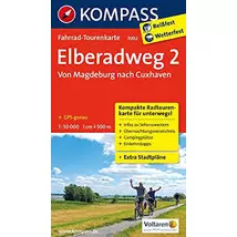 Cartographia K 7002 Elba 2. kerékpáros térkép Magdeburg-Cuxhaven 9783850267700
