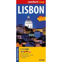 Cartographia Lisszabon térkép (laminált) 9788375462203