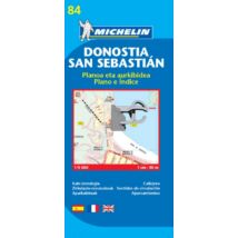Cartographia Donostia - San Sebastian várostérkép (84) 9782067127968