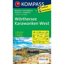 Cartographia K 61 Wörthi-tó / Karawanken nyugati rész turistatérkép 9783850267069
