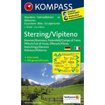 Cartographia K 44 Sterzing / Vipiteno turistatérkép 9783850266567