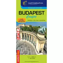 Cartographia Budapest Comfort térkép (laminált) 9789633526125