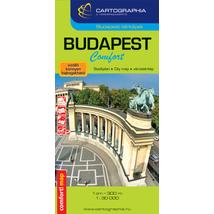 Cartographia Budapest Comfort térkép (laminált) 9789633526125