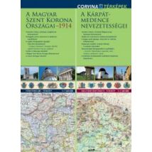 Cartographia A Magyar Szent Korona országai (1914 ) / A Kárpát-medence nevezetességei duó térkép 9789631361100
