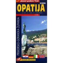 Cartographia Opatija (Opátia) várostérkép 9789536107483