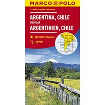 Cartographia Argentína, Chile, Uruguay térkép 9783829739375