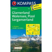 Cartographia K 126 Glarnerland, Walensee turistatérkép 9783850269131