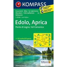 Cartographia K 94 Edolo-Aprica turistatérkép 9783990441770