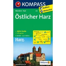 Cartographia K 453 Östlicher Harz (Kelet) turistatérkép 9783850268622