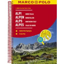 Cartographia Alpok/Észak-Olaszország atlasz 9783829736800