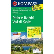 Cartographia K 095 Peio e Rabbi - Val di Sole turistatérkép 9783990442517