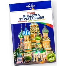 Cartographia Moszkva &amp;amp; Szentpétervár Pocket útikönyv Lonely Planet (angol) 9781787011236