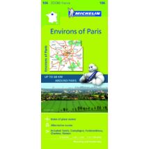 Cartographia Párizs 100 km-es környéke térkép (106) 9782067217744