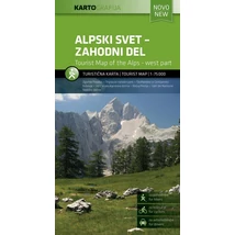 Cartographia Szlovén Alpok - Nyugat turistatérkép 3830048521055