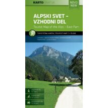 Cartographia Szlovén Alpok - Kelet turistatérkép 3830048521048