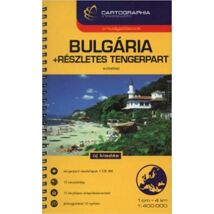 Cartographia Bulgária autóatlasz +részletes tengerpart 9789633521182