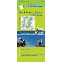 Cartographia Fekete-erdő, Elzász, Rajna-völgy térkép 131 Michelin ZOOM maps 9782067217973
