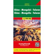 Cartographia Kína, Mongólia, Tajvan térkép (Freytag) 9783707913903