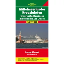 Cartographia Földközi-tenger hajóútvonalai térkép (Freytag) 9783707912906