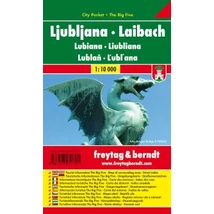 Cartographia Ljubljana City Pocket várostérkép (Freytag) 9783707911701