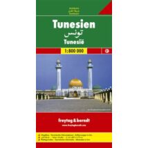 Cartographia Tunézia térkép (Freytag) 9783850842679
