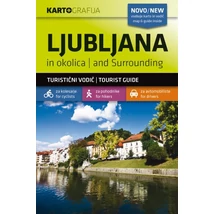 Cartographia Ljubljana és környéke turistatérkép kalauzzal 3830048522564