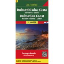 Cartographia Dalmát-tengerpart I. térkép (Freytag) 9783850842976
