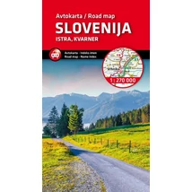 Cartographia Szlovénia, Isztria és Kvarner-öböl autótérkép 3830048523127