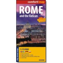 Cartographia Róma, Vatikán Comfort térkép 9788375461688