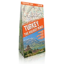 Cartographia Törökország legmagasabb csúcsai trekking térkép (laminált) 9788361155294