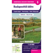 Cartographia Budapesttől délre kerékpáros térkép 9789639586291