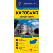 Cartographia Kaposvár várostérkép (+Somogy megye térképe) 9789633526859