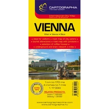 Cartographia Bécs várostérkép 9789633531525