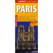 Cartographia Párizs (map&guide) laminált térkép (francia) 9788375461077