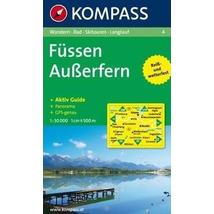 Cartographia K 4 Füssen - Ausserfern turistatérkép 9783854910060