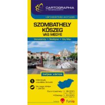Cartographia Szombathely, Kőszeg várostérkép (+Vas megye térképe) 9789633526965