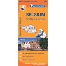 Cartographia Belgium (közép, észak) térkép - Michelin 533 9782067183452