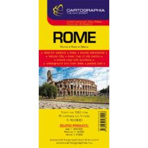 Cartographia Róma várostérkép 9789633531556