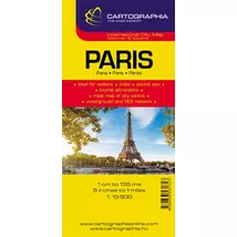 Cartographia Párizs várostérkép 9789633531747