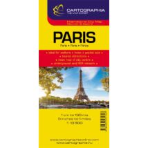 Cartographia Párizs várostérkép 9789633531747