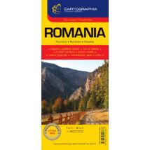 Cartographia Románia autótérkép 9789633529683